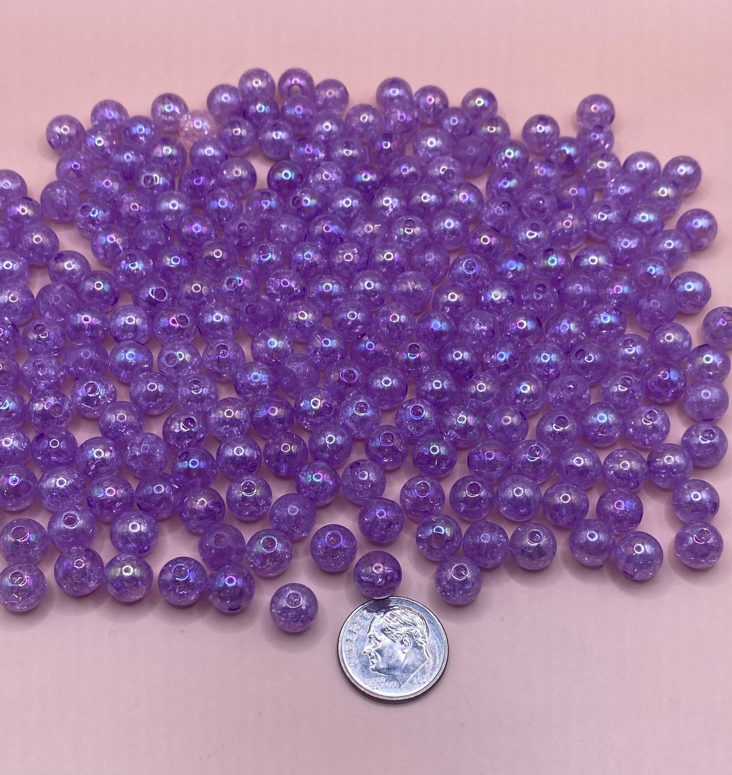 Crushed Purple Beads