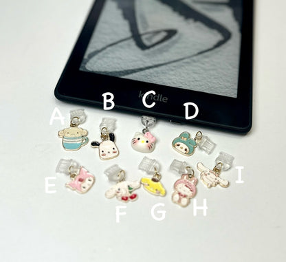 Kindle and Phone Charms