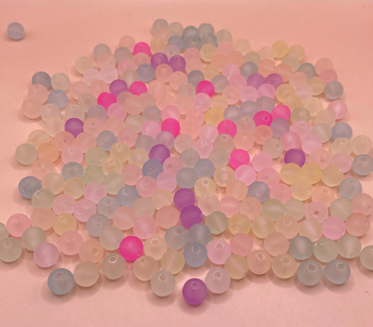 Frosted Bead Mix - 6mm