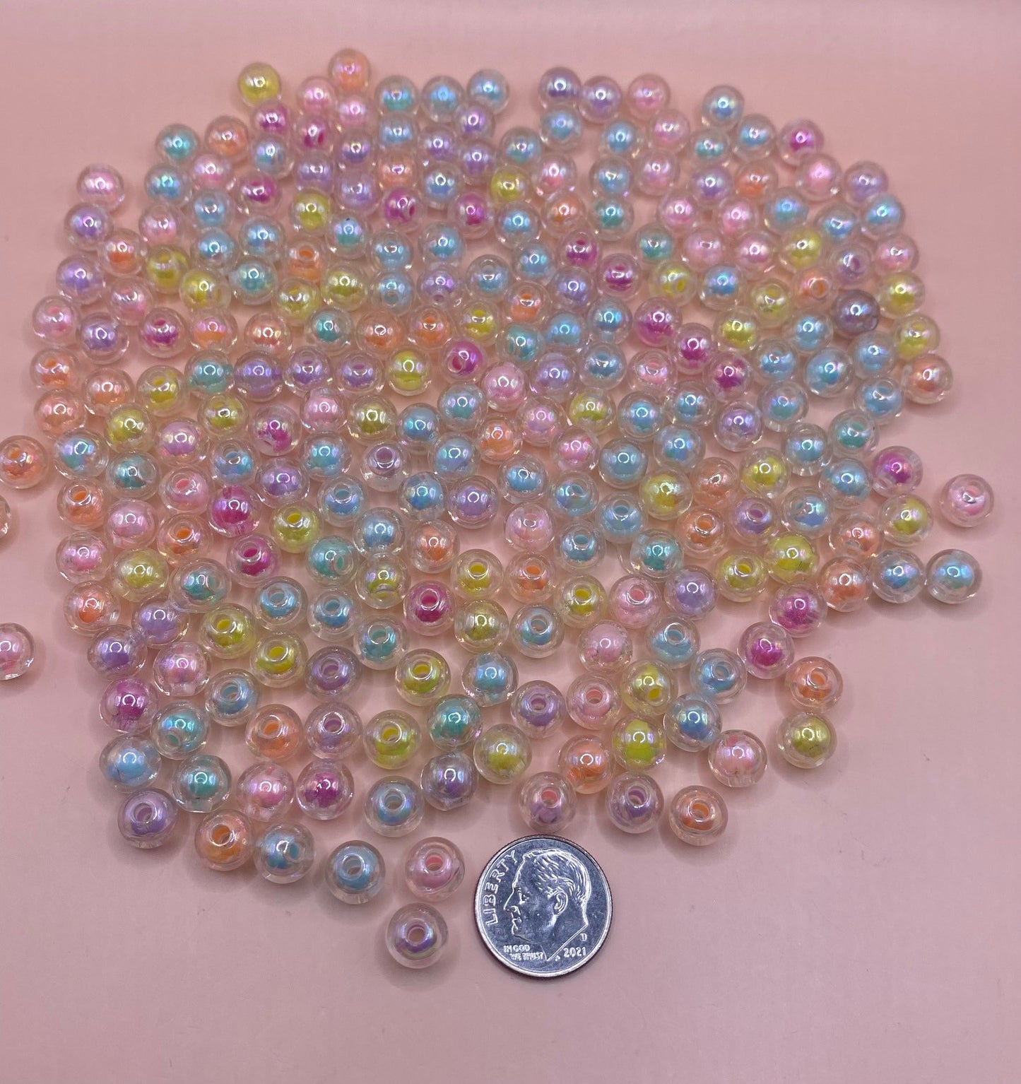 Transparent Round Beads