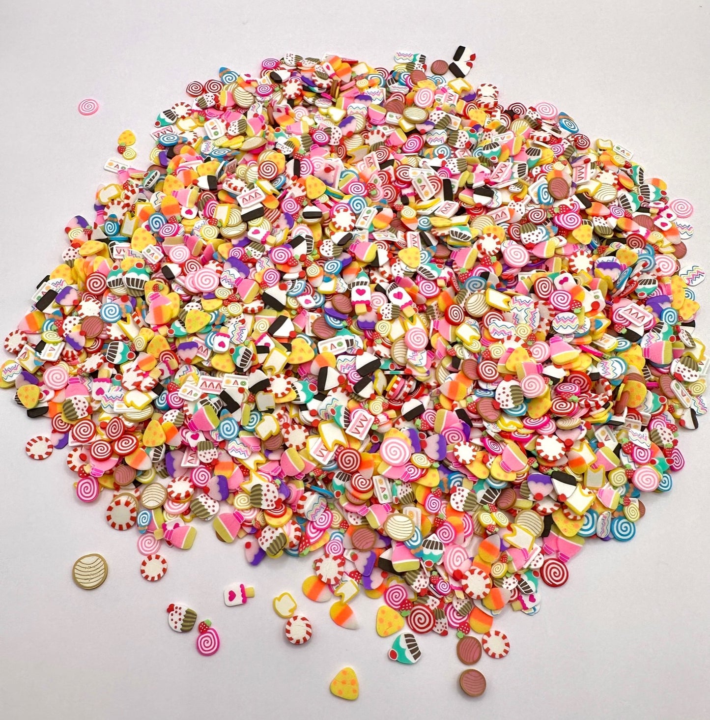 Sweets Mix Polymer Clay Slices