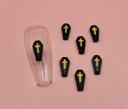 Resin Black Coffin