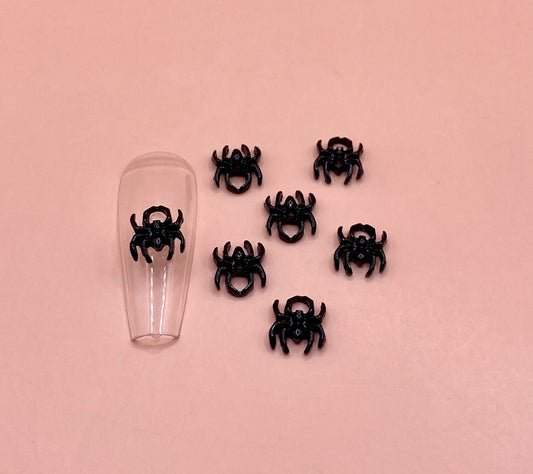 Resin Black Spider