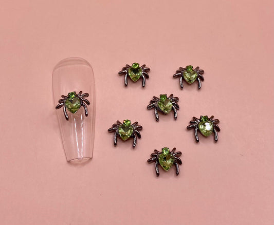 Peridot Spider | Zircon Metal Charms